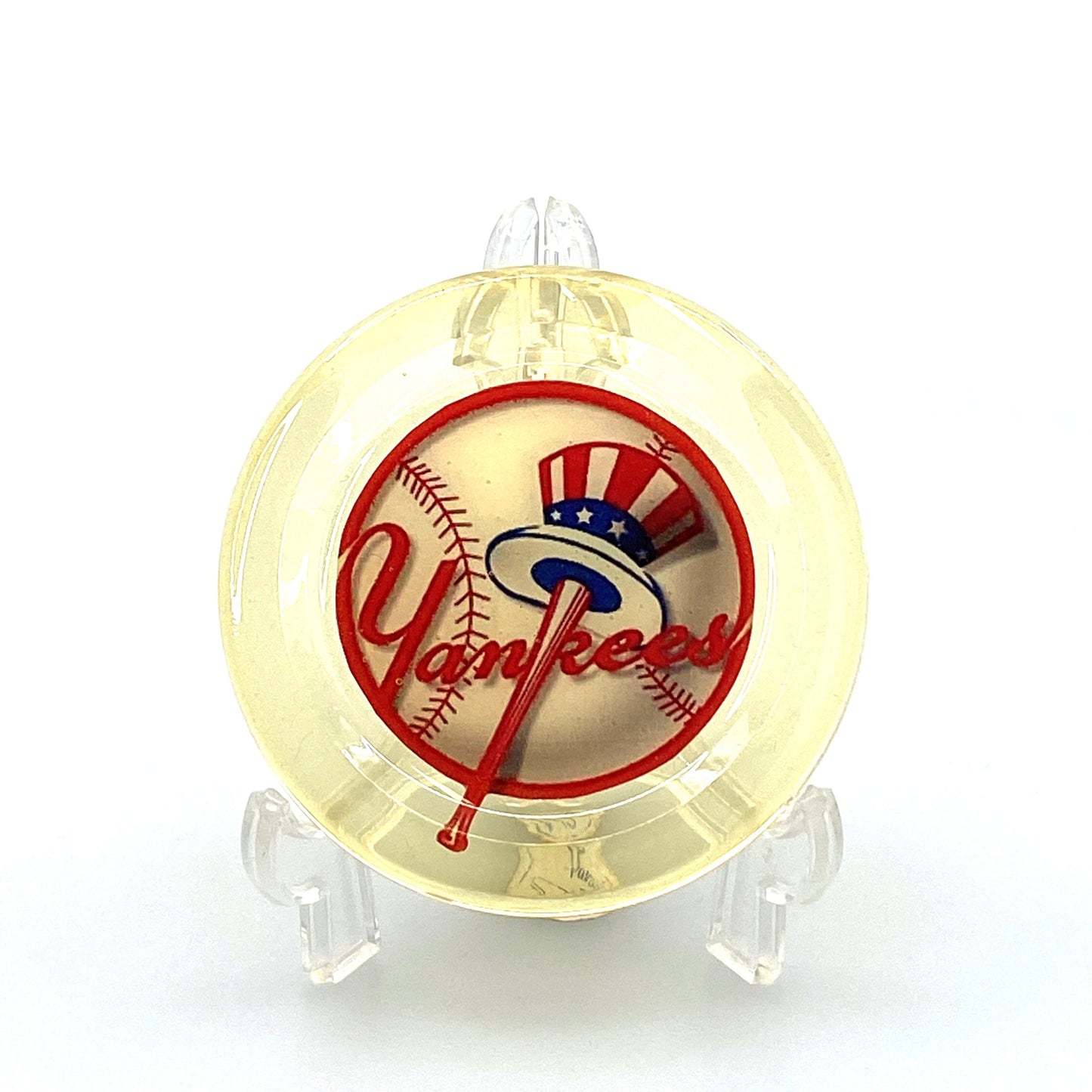 Set of 4, Vintage New York Yankees Acrylic Drink Coasters