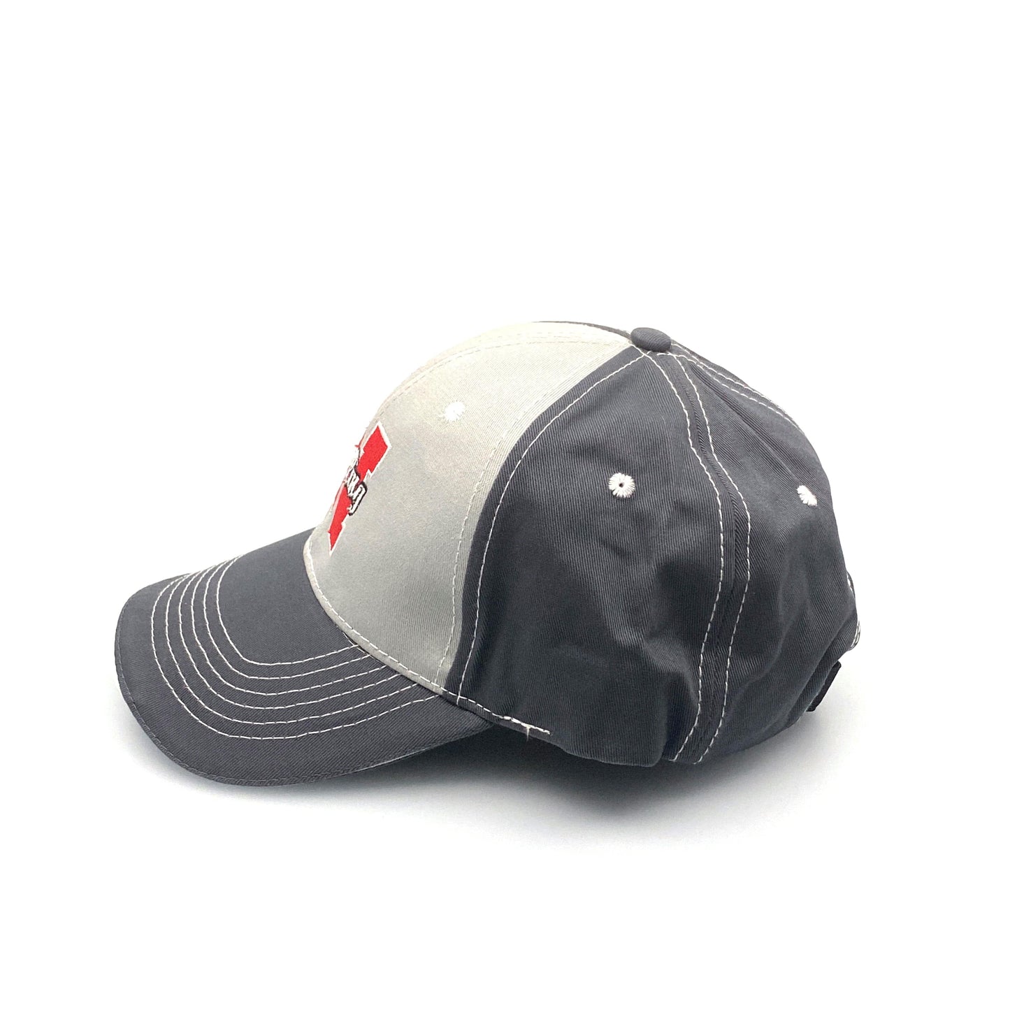 Sportsman “Pulling N” Nebraska Hat Adjustable Gray Baseball Cap