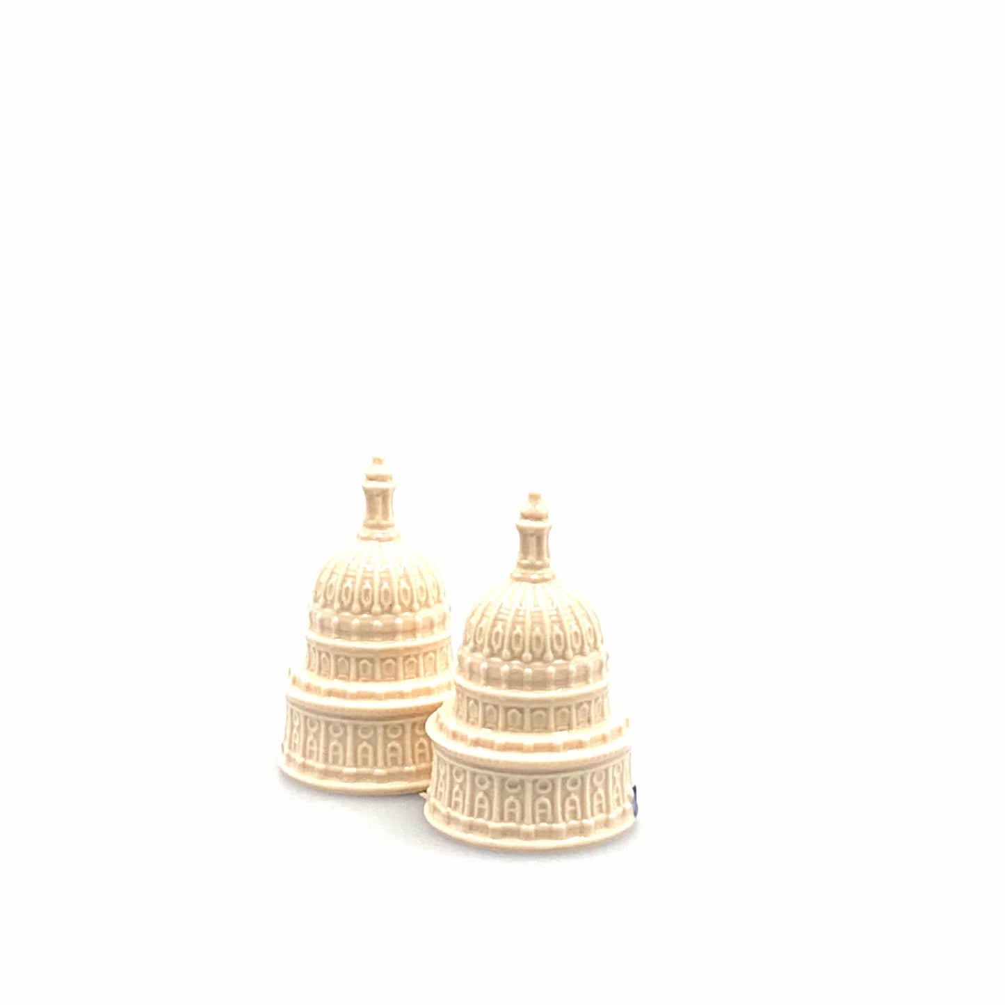 Historic Texas State Capital Novelty Salt And Pepper Shakers Set Fine Porcelain