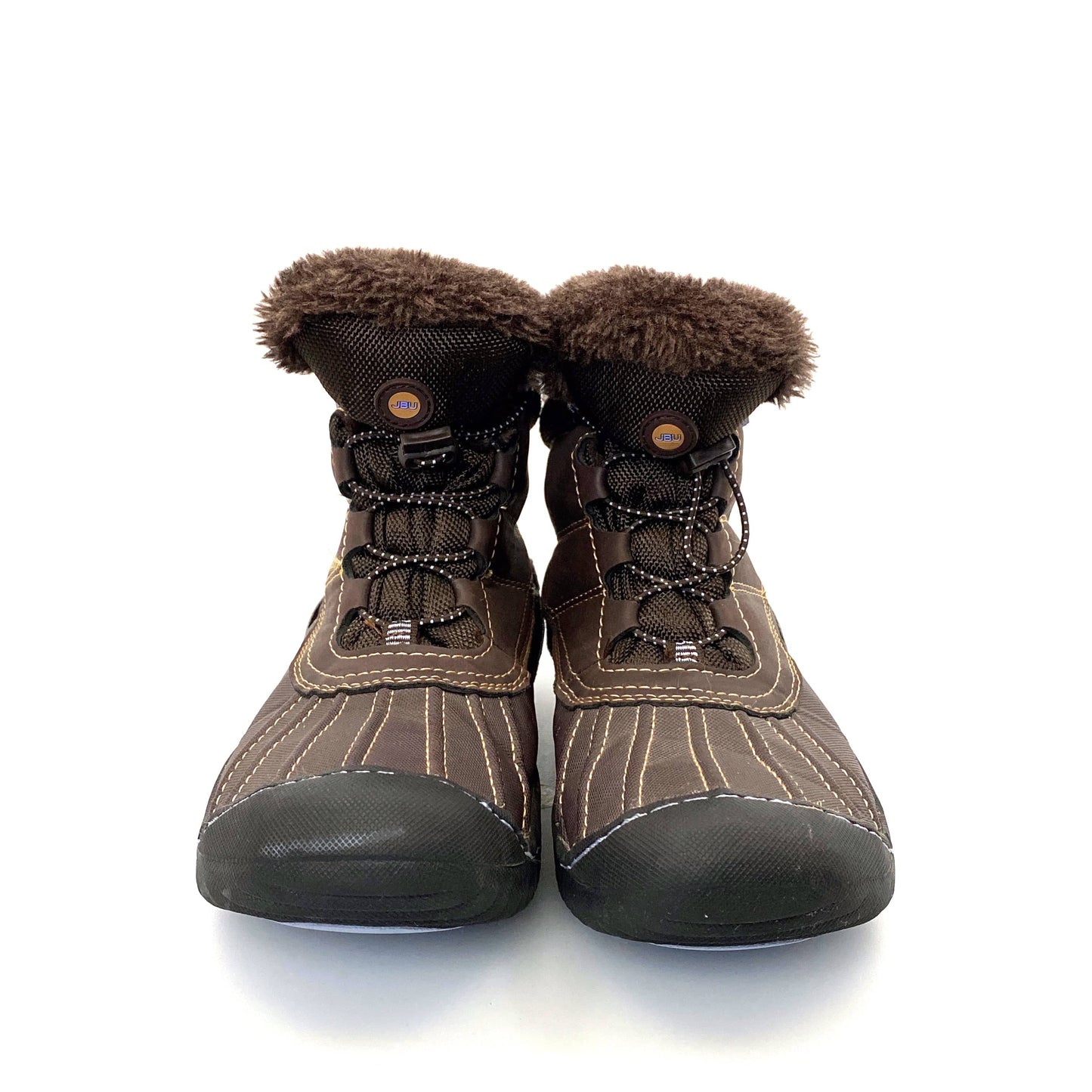 JBU Womens "PULLMAN" Size 8M Brown Adventure Ankle Booties Winter Boots Shoes