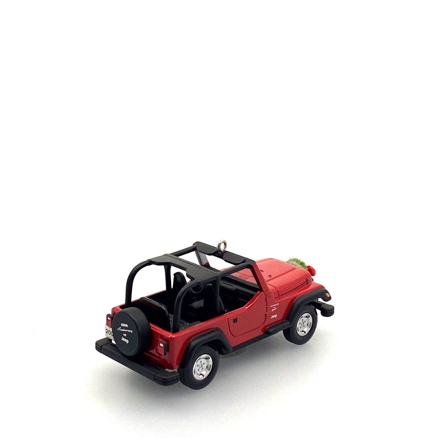 Hallmark Keepsake 🎄Ornament Jeep Wrangler Sport 4.0 L 60th Anniversary 2001