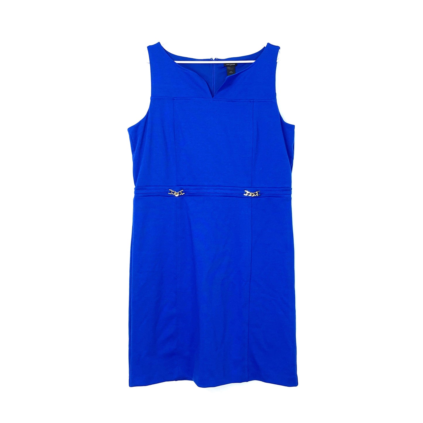 Ann Taylor Womens Size 16 Royal Blue Sleeveless Dress