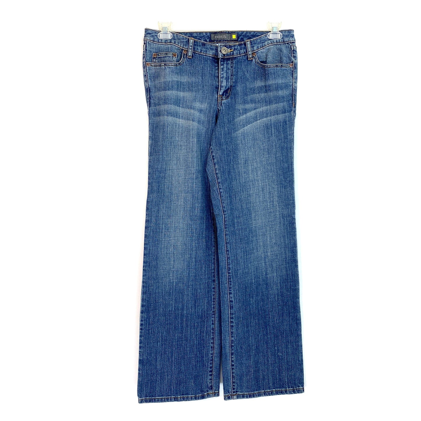 Comfortable Venezia Womens Jeans Blue Denim Stretch Bootcut Size 1 NWT