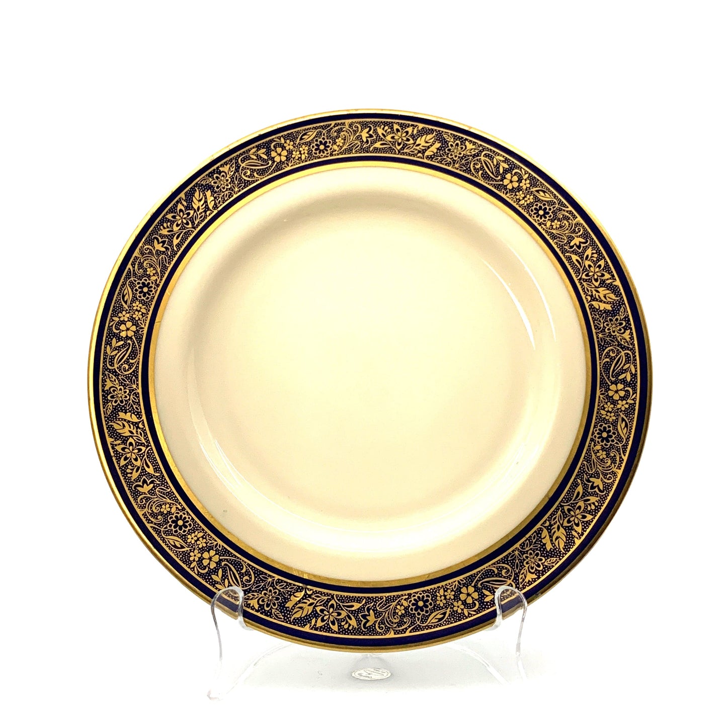 Barclays by Lenox Dinner Plate 10½” Cobalt Gold