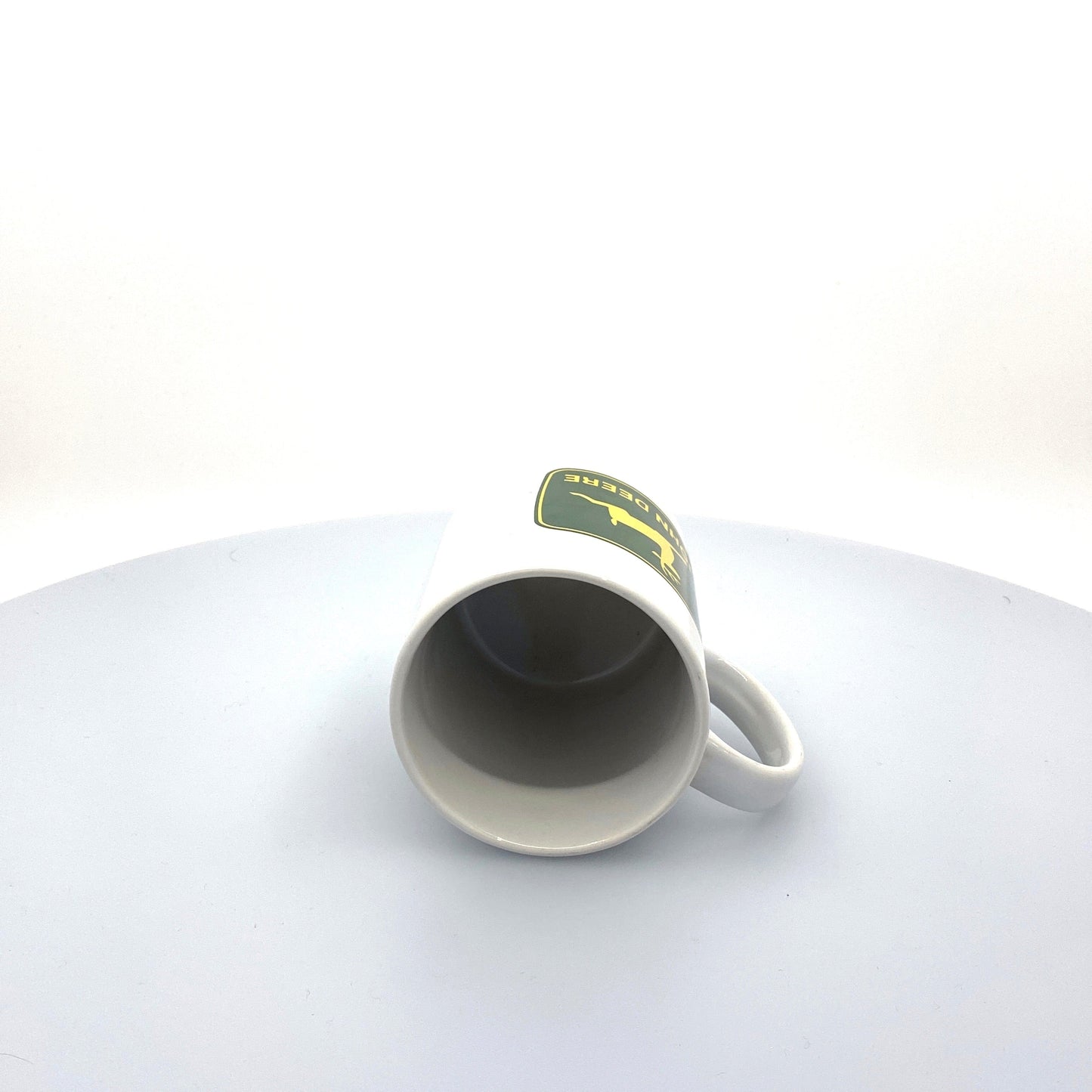 Set of 2, John Deere Coffee Cup Mug Logo Face 12 Oz