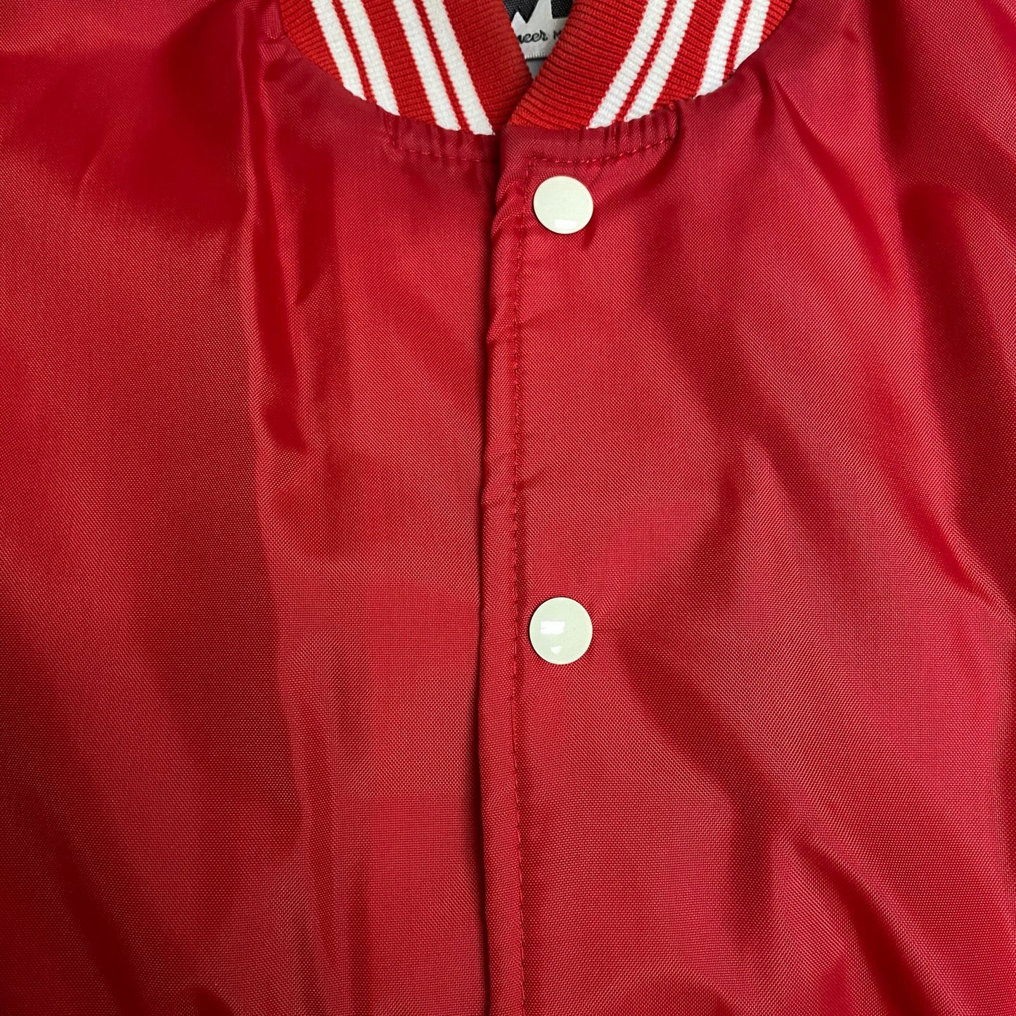 Nebraska Huskers Jacket - Mens Windbreaker | Size L | Red | Nylon Snap-Up | VGUC