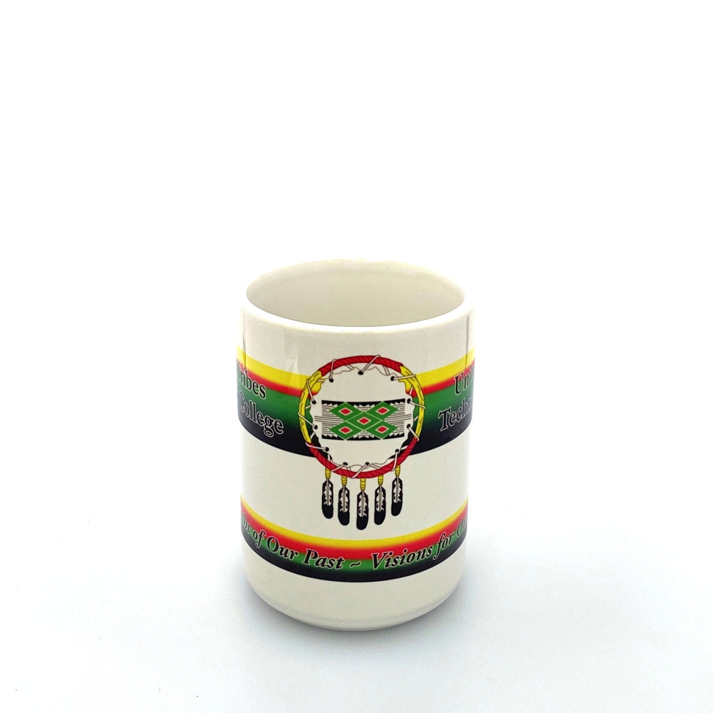 United Tribes Technical College White Ceramic Coffee Cup 12 Fl Oz