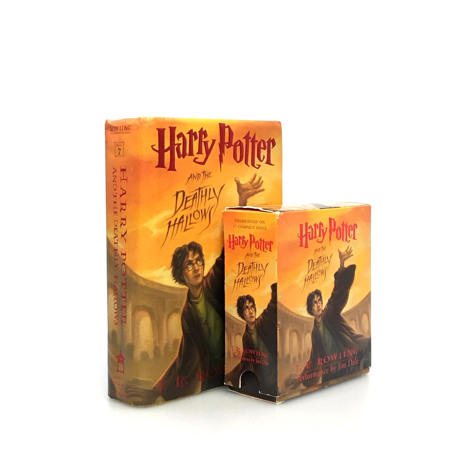 Harry Potter And The Deathly Hallows Hardback & Audio CD 17 Discs J. K. Rowling