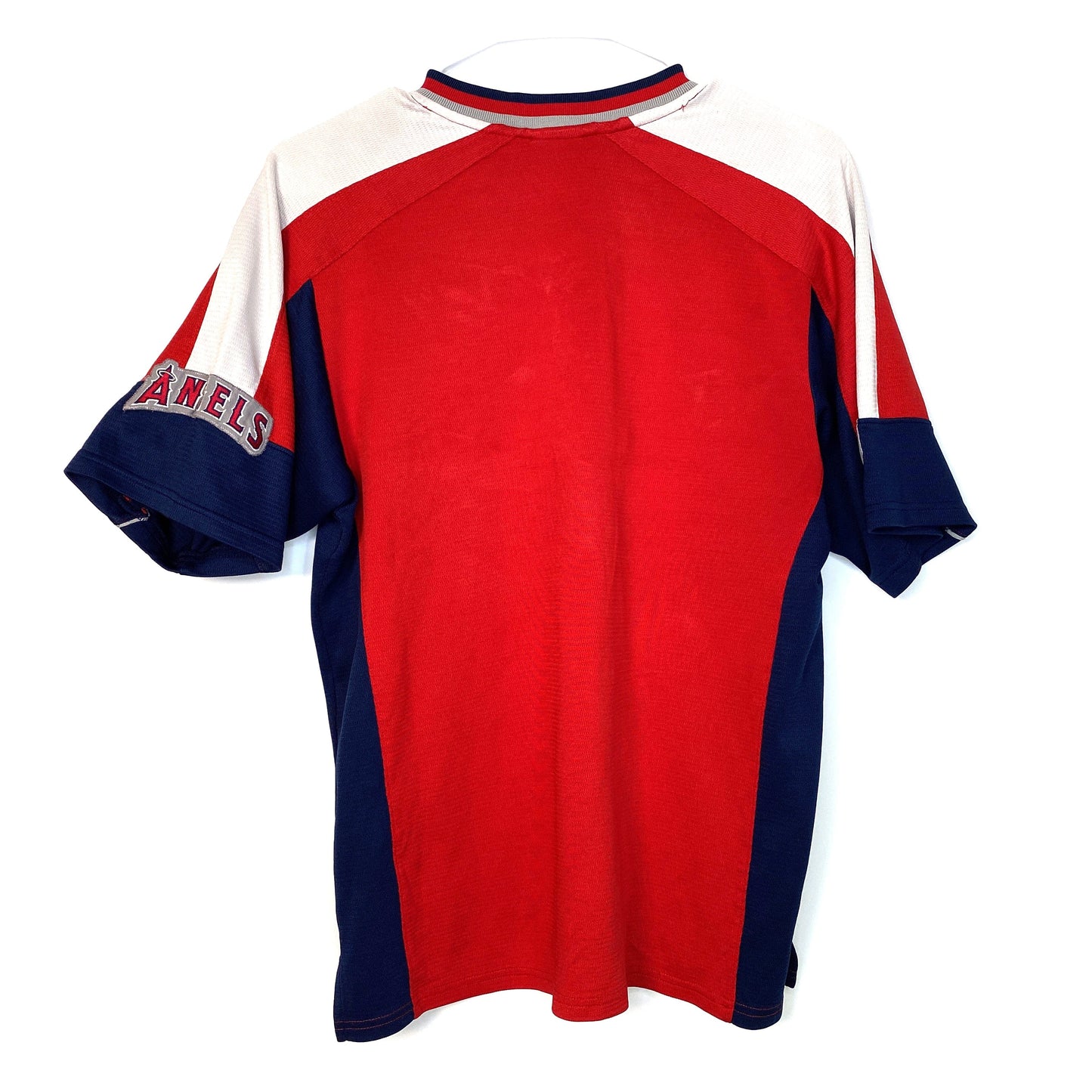Vintage Majestic Anaheim Angels Red T-Shirt Jersey - Men's Size S