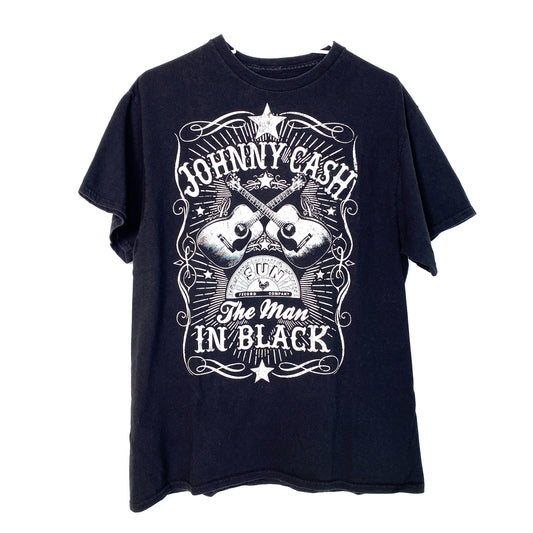 Intriguing Sun Record Company Mens Black Graphic T-Shirt L