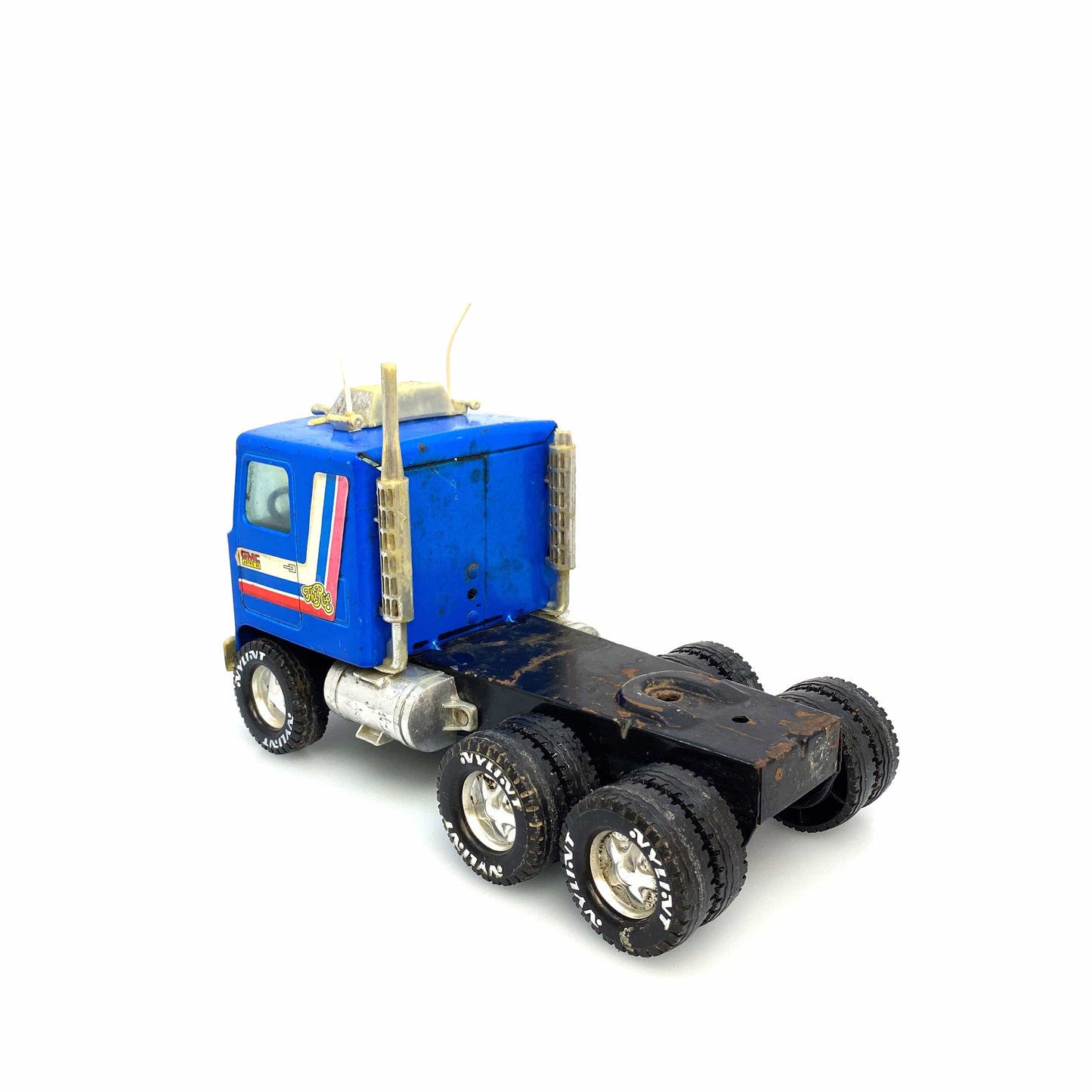 Vintage Nylint GMC Cab over Astro Tractor Trailer 18 Wheeler "The Rig" Semi Truck 22"