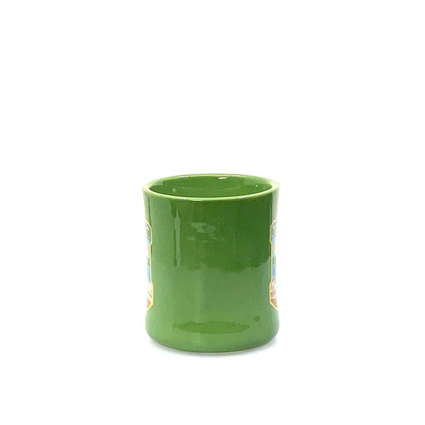 John Deere Licensed “We Sell The Plows” Coffee Cup Mug Green 10 Fl Oz