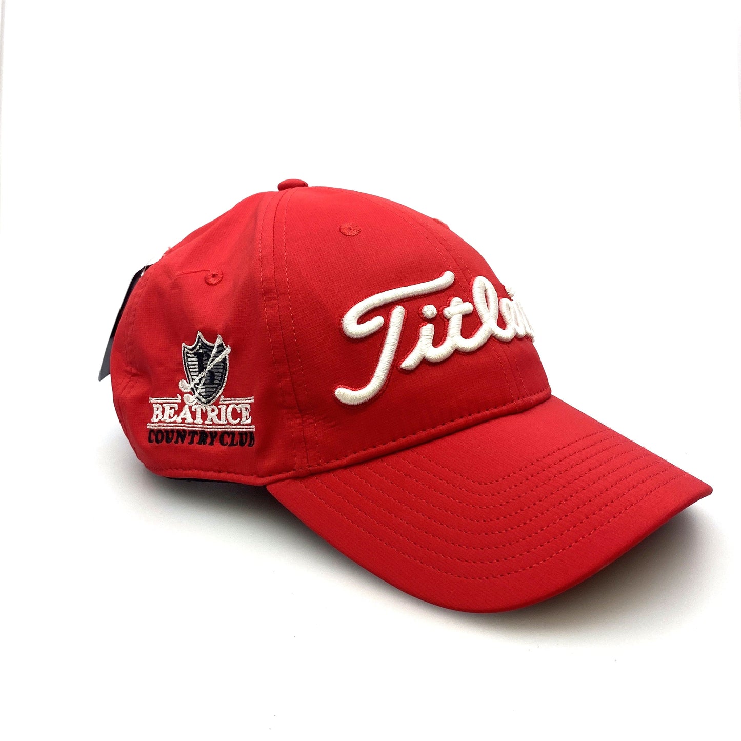 Titleist Mens Red Adjustable Golf Baseball Hat Cap Breathable - BCC 2020 Pistol