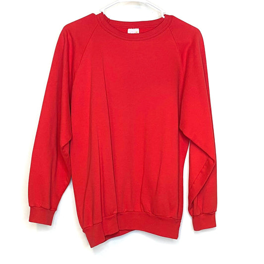 Vintage Alore Womens Size L Red Pullover Sweatshirt L/s