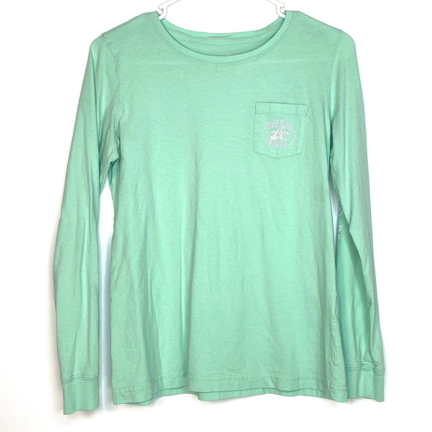 Captivating Vineyard Vines Womens T-Shirt Mint Green Long Sleeve XS