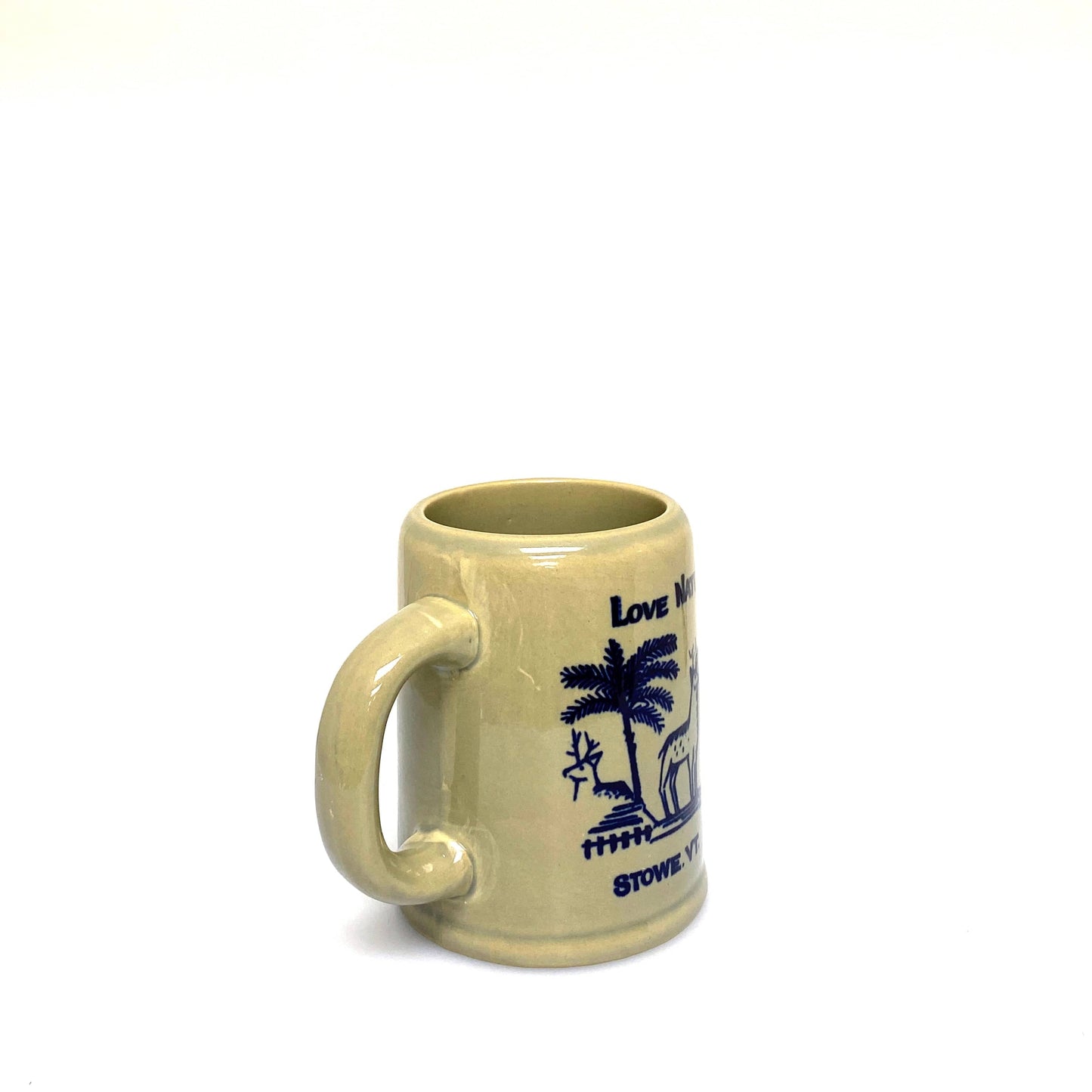 Stowe, VT 1893 “Love Nature” Travel Souvenir Ceramic Coffee Cup Mug