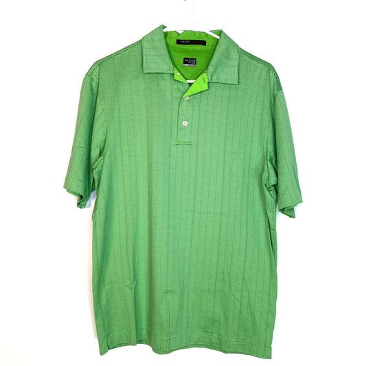 Tiger Woods Mens Nike Dri-Fit Mens Size Small Green Polo Golf Shirt