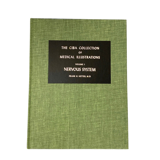 The Ciba Collection of Medical Illustrations Vol. 1 Nervous System By Frank H. Netter. M.D 1953 Hard Back Book