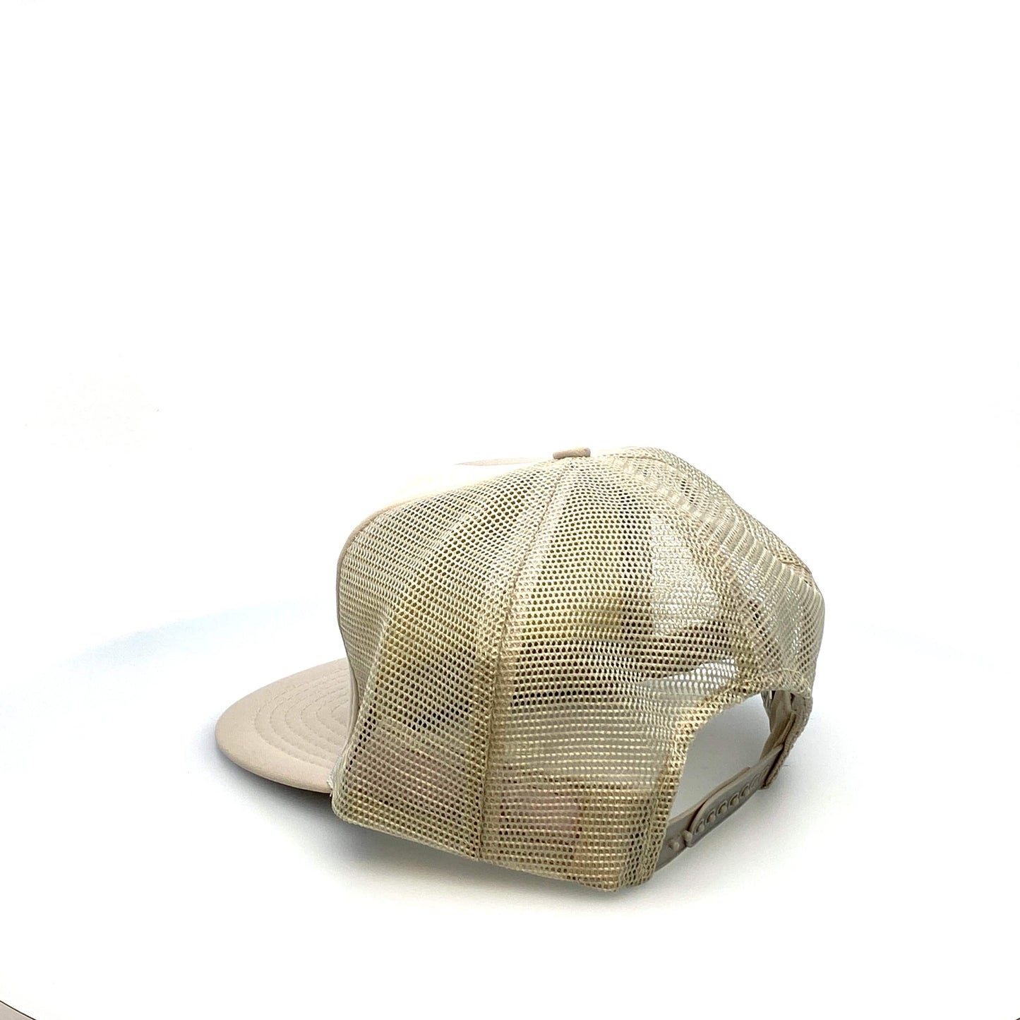 Vintage Nova MIDWEST HYDRAULIC Beige Foam Mesh Trucker Hat SnapBack OS