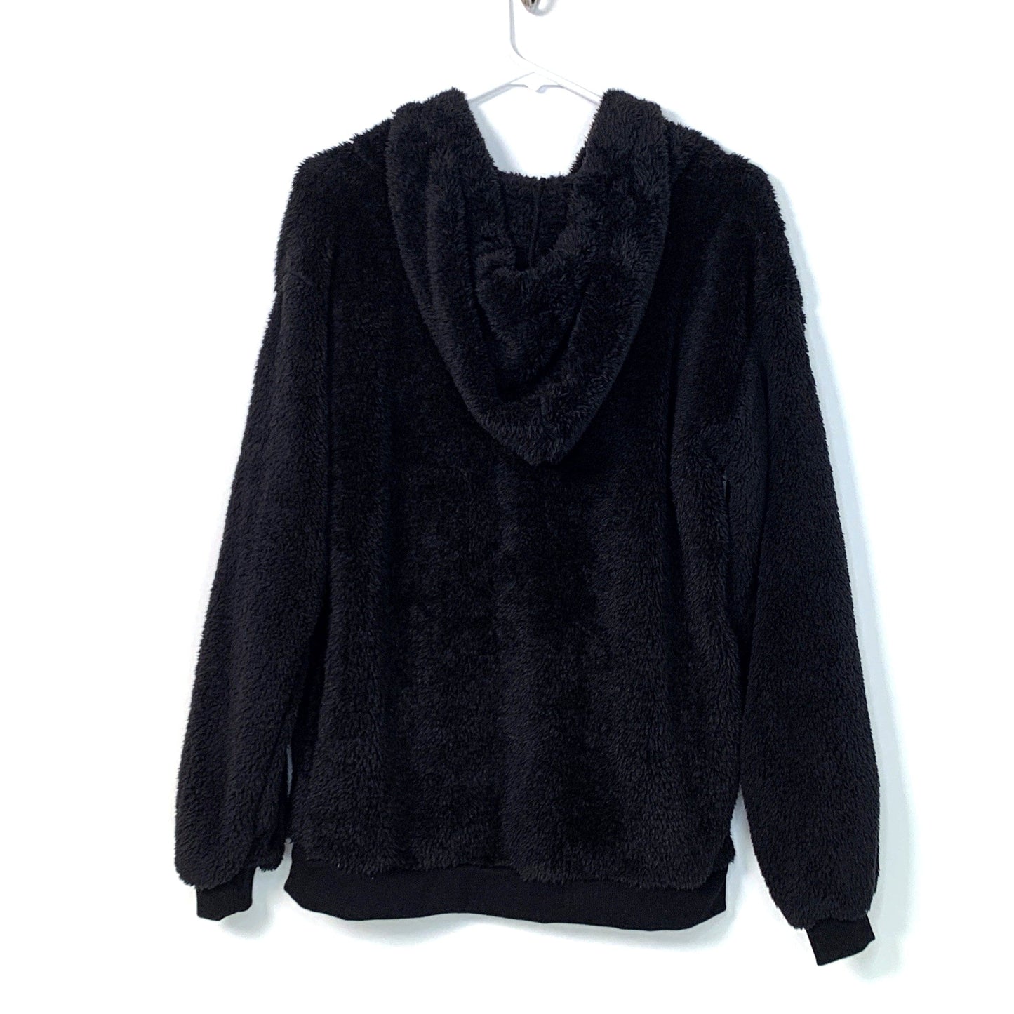 University of Wyoming Womens Size Small Black Pullover Hoodie Sweatshirt 1/4 Zip