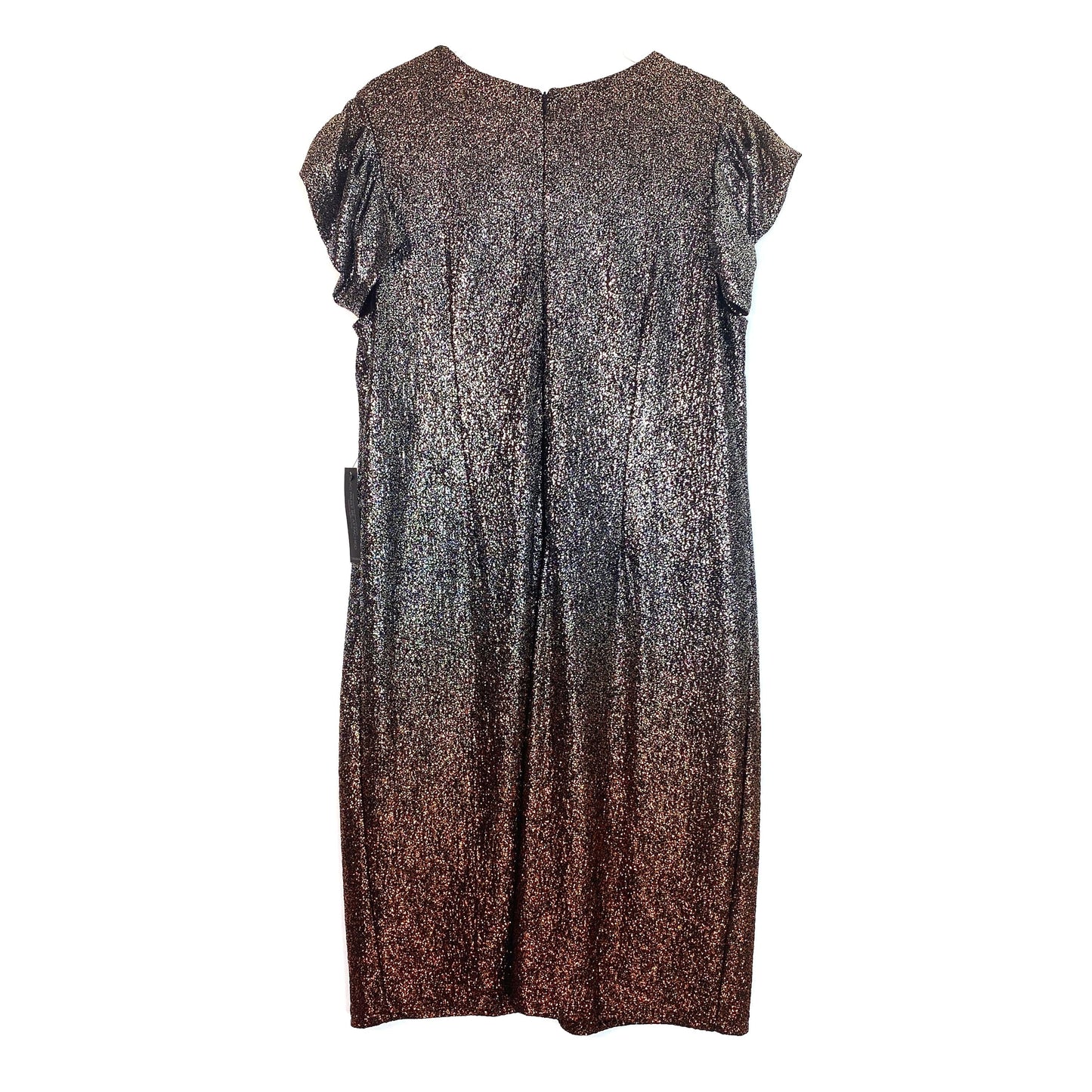 Lane Bryant Womens Size 16 Gold Glitter Cocktail Party Dress