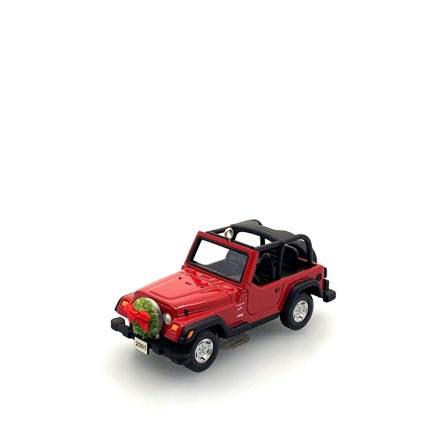 Hallmark Keepsake 🎄Ornament Jeep Wrangler Sport 4.0 L 60th Anniversary 2001