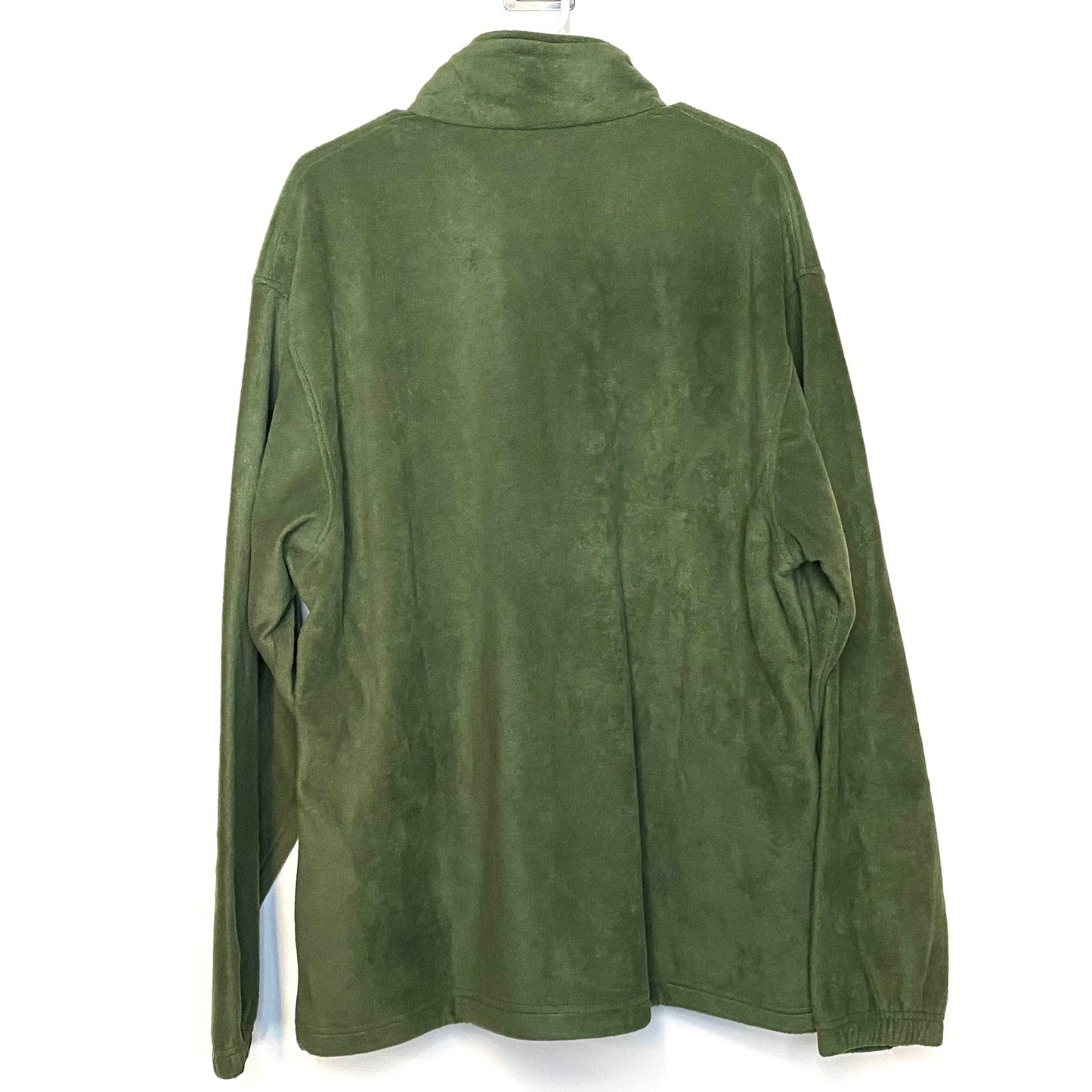 Winchester Mens Size L Green Fleece Full Zip-Up Sweatshirt L/s