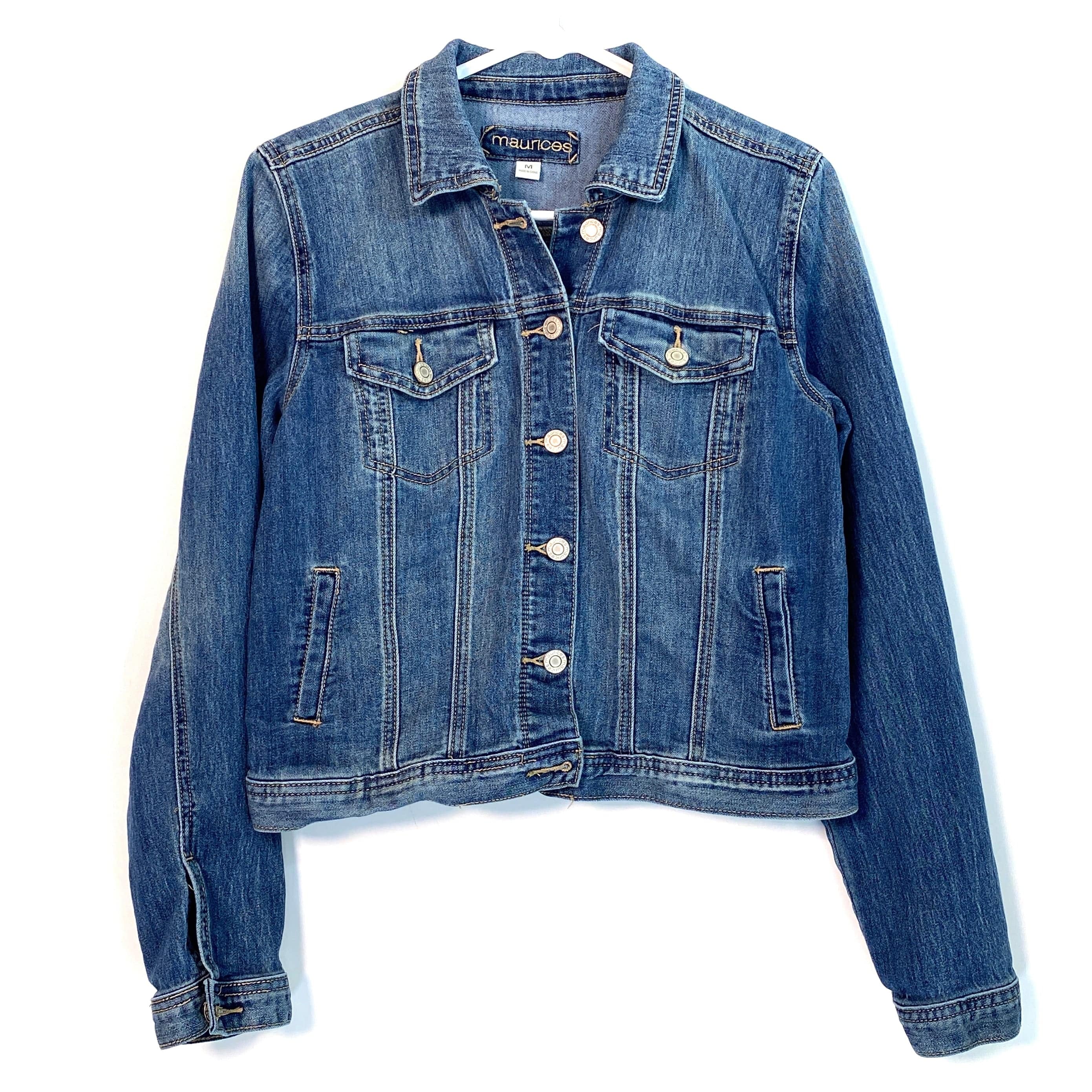 Button up jean top jacket