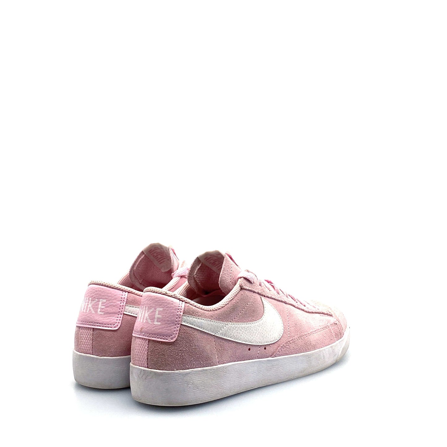 Nike Womens Blazer Low Size 10 Pink Suede Sneakers Shoes