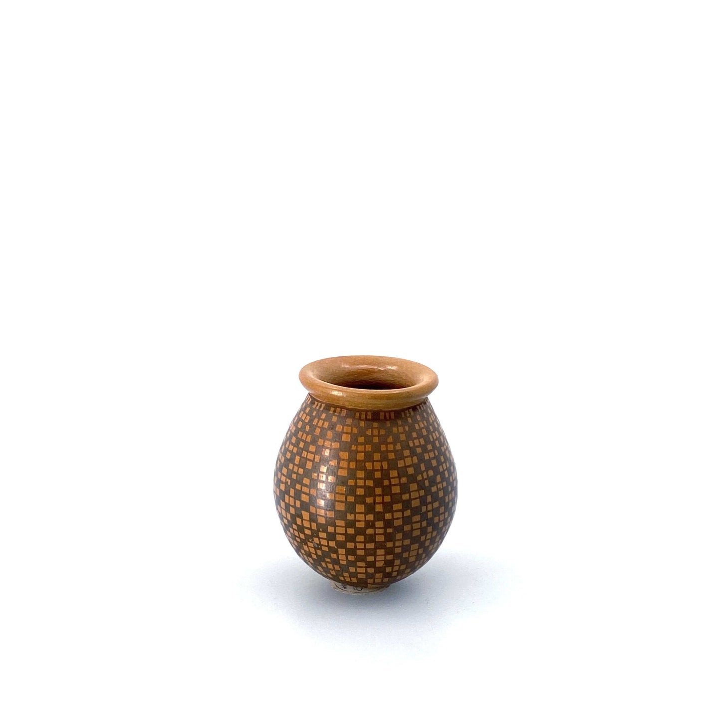 Miriam Ortega Seed Pot Mata Ortiz Casas Grandes Black Brown Square