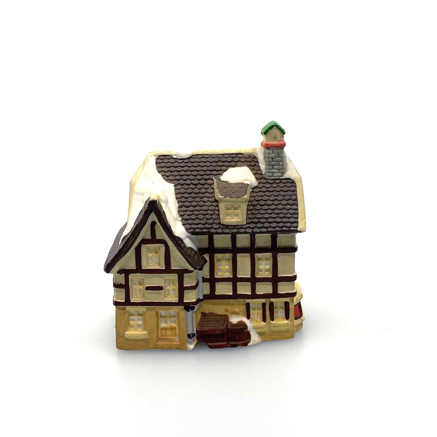 O'Well Novelty Dickens Keepsake Vintage Christmas Village Porcelain Lighted House 1994