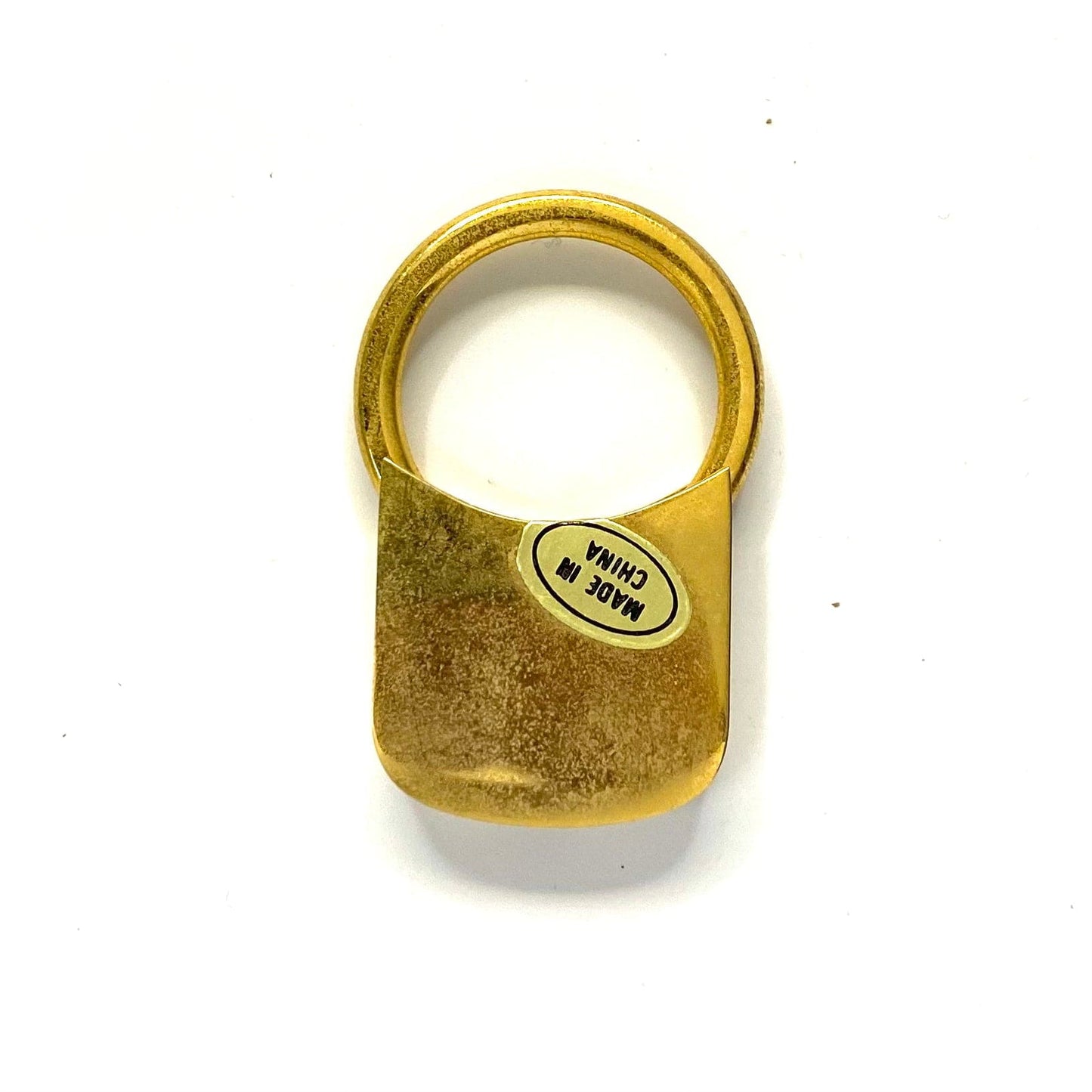 Vintage Class of '93  Keychain Key Ring Metal Lock Gold