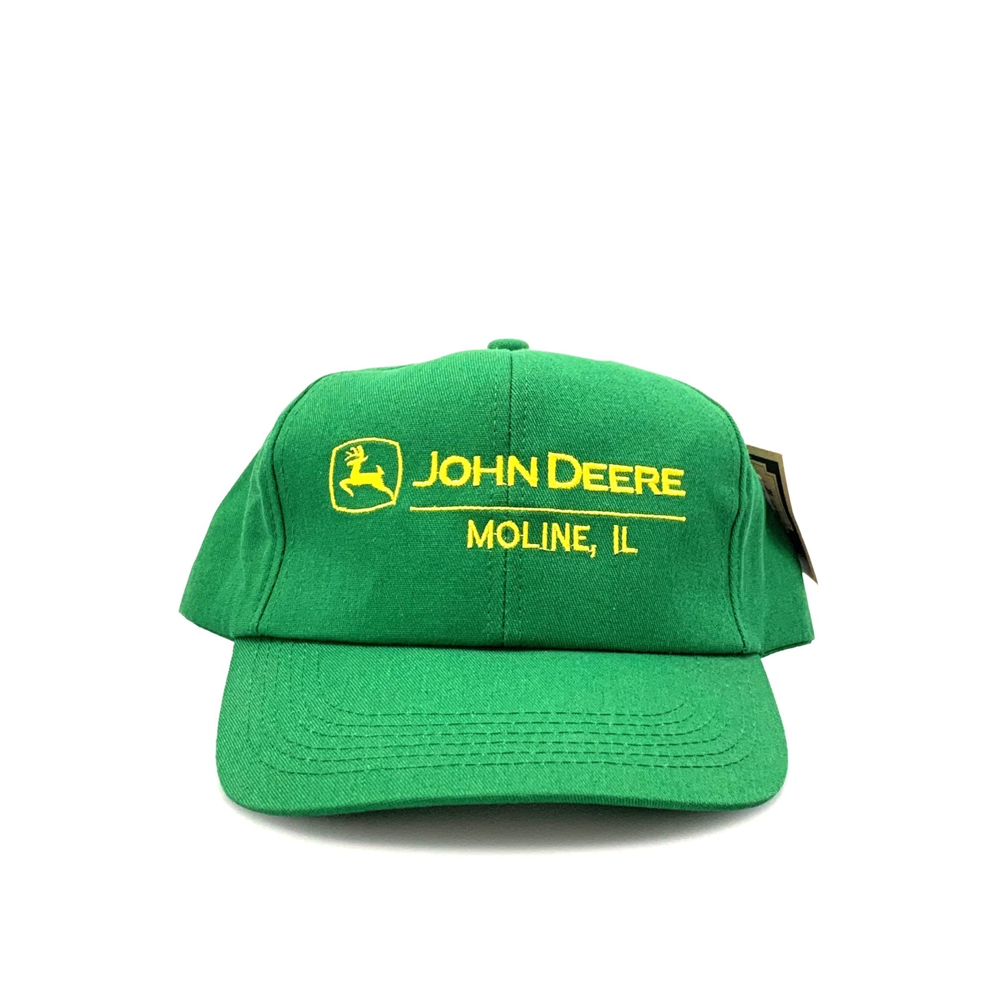 John Deere Moline, IL Trucker Hat SnapBack OS Green Baseball Cap