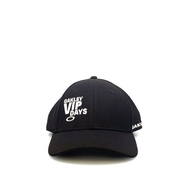 Oakley Mens Black Flat Bill Adjustable Baseball Hat “VIP Days