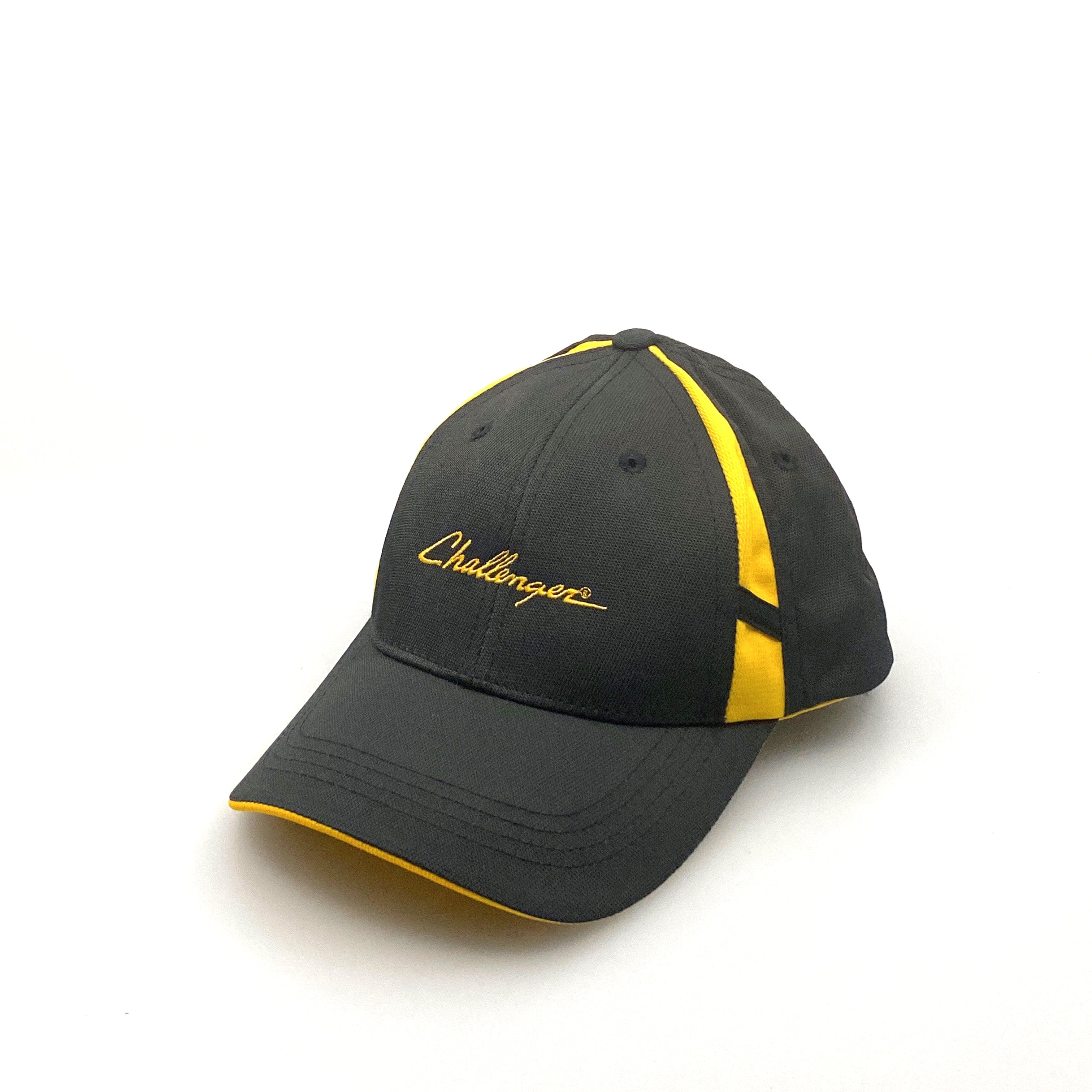 Port Authority “Challenger” Hat Adjustable Yellow Black Baseball
