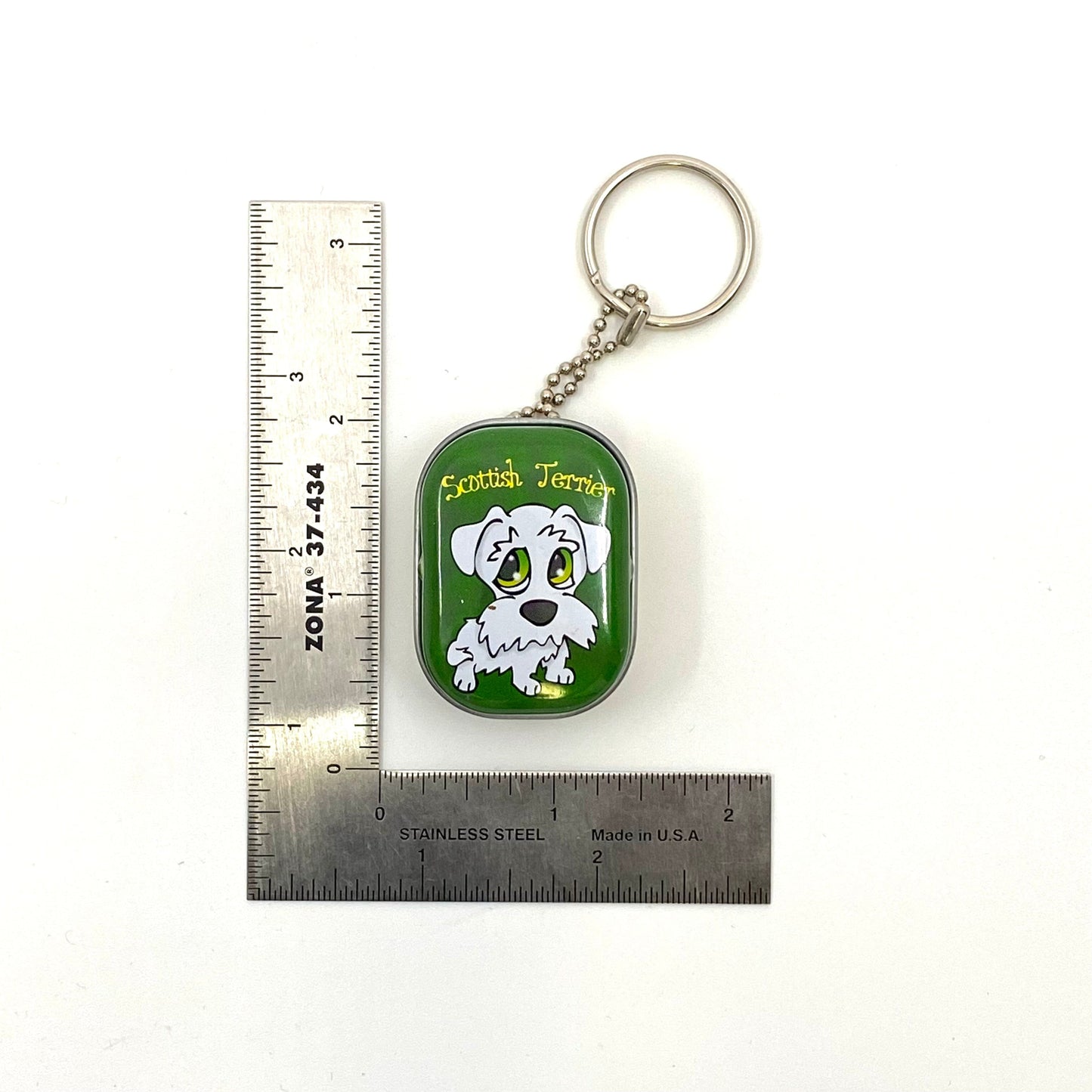 Novelty “Scottish Terrier” Pendant Charm Box Keychain Key Ring