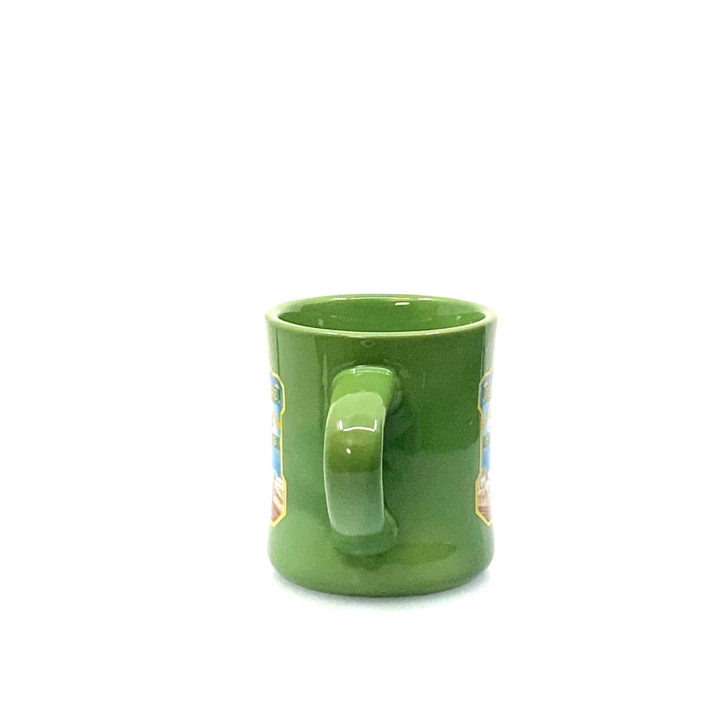 John Deere Licensed “We Sell The Plows” Coffee Cup Mug Green 10 Fl Oz