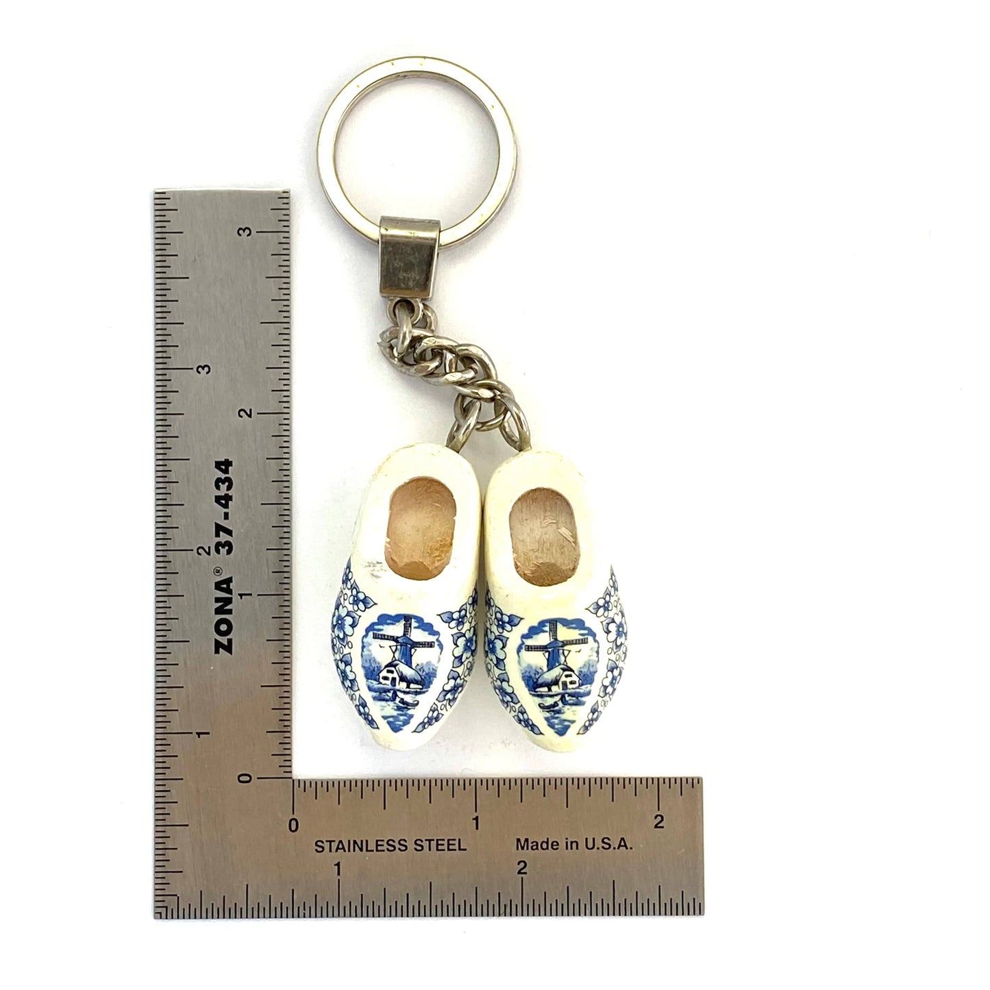 Vintage "TNO" Clog Shoes Keychain Novelty Collectible